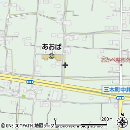 香川県木田郡三木町井戸2389周辺の地図