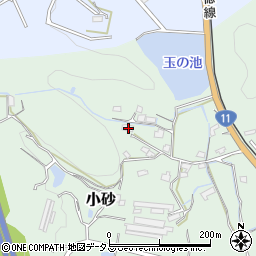 香川県東かがわ市小砂437周辺の地図