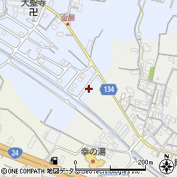 和歌山県岩出市金屋254-21周辺の地図