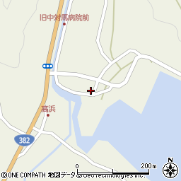 長崎県対馬市美津島町鷄知1318周辺の地図