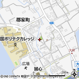 香川県丸亀市郡家町3578-3周辺の地図