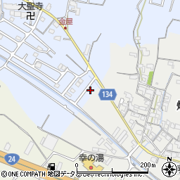 和歌山県岩出市金屋254-19周辺の地図