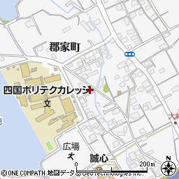 香川県丸亀市郡家町3586-7周辺の地図