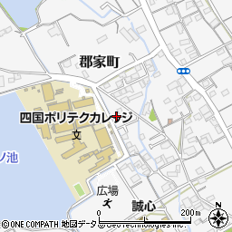 香川県丸亀市郡家町3586-6周辺の地図