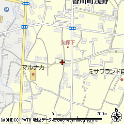 香川県高松市香川町浅野580周辺の地図