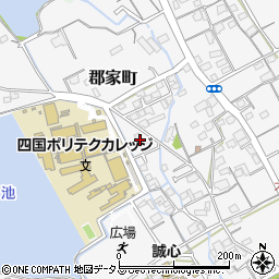 香川県丸亀市郡家町3586-5周辺の地図