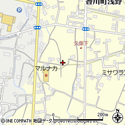 香川県高松市香川町浅野556周辺の地図