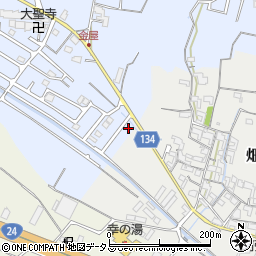 和歌山県岩出市金屋254-17周辺の地図