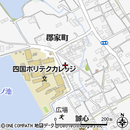 香川県丸亀市郡家町3586-1周辺の地図