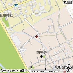 香川県丸亀市飯山町西坂元1325周辺の地図