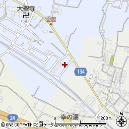 和歌山県岩出市金屋254-6周辺の地図