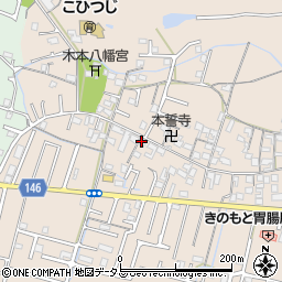 木ノ本公民館周辺の地図