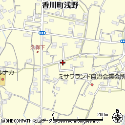 香川県高松市香川町浅野521周辺の地図
