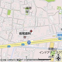 和歌山県和歌山市園部880周辺の地図