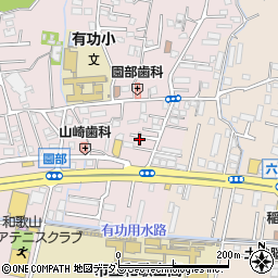 和歌山県和歌山市園部1441周辺の地図