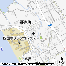 香川県丸亀市郡家町3587周辺の地図