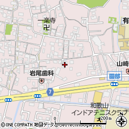 和歌山県和歌山市園部878周辺の地図