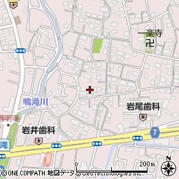 和歌山県和歌山市園部727周辺の地図
