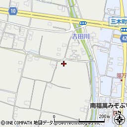 香川県木田郡三木町田中1128周辺の地図