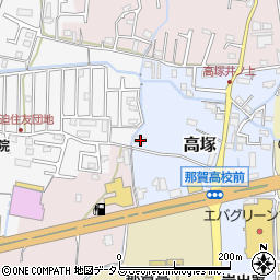 和歌山県岩出市高塚164周辺の地図