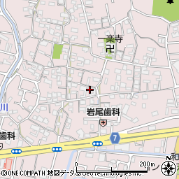 和歌山県和歌山市園部737周辺の地図