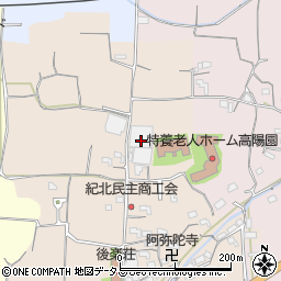 和歌山県紀の川市黒土160周辺の地図