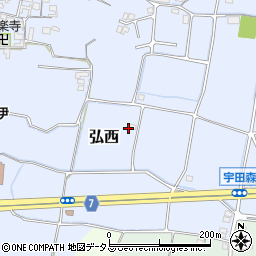 和歌山県和歌山市弘西1170周辺の地図