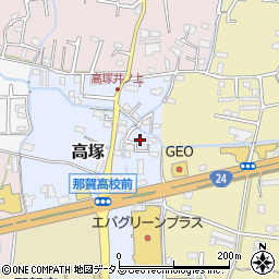和歌山県岩出市高塚183周辺の地図