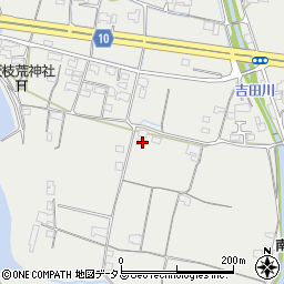 香川県木田郡三木町田中1290-3周辺の地図