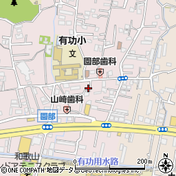 和歌山県和歌山市園部1448周辺の地図