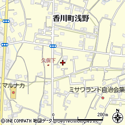 香川県高松市香川町浅野525周辺の地図