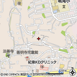 和歌山県和歌山市善明寺周辺の地図