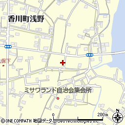 香川県高松市香川町浅野471周辺の地図