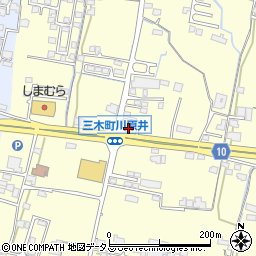 香川県木田郡三木町下高岡2226周辺の地図