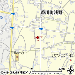 香川県高松市香川町浅野524周辺の地図