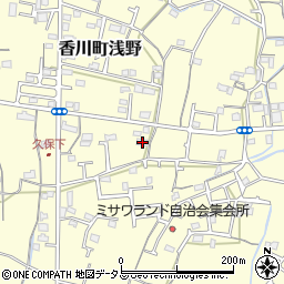 香川県高松市香川町浅野517周辺の地図