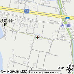 香川県木田郡三木町田中1290周辺の地図