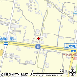 香川県木田郡三木町下高岡2201周辺の地図