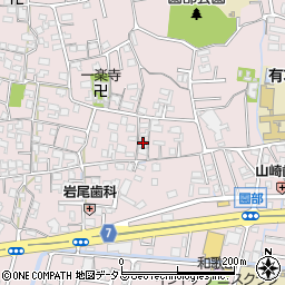 和歌山県和歌山市園部801周辺の地図