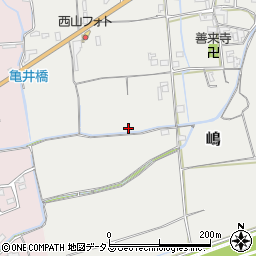 和歌山県紀の川市嶋167-1周辺の地図