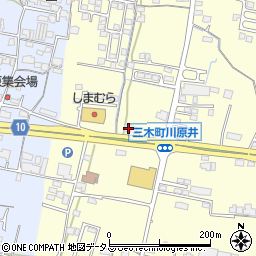 香川県木田郡三木町下高岡2239周辺の地図
