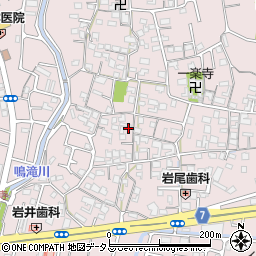 和歌山県和歌山市園部686周辺の地図