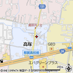 和歌山県岩出市高塚154周辺の地図