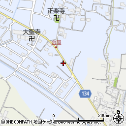 和歌山県岩出市金屋100周辺の地図