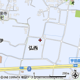 和歌山県和歌山市弘西1172周辺の地図