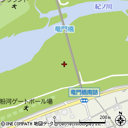 竜門橋周辺の地図