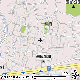 和歌山県和歌山市園部760周辺の地図
