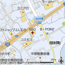 ゲオ丸亀南店周辺の地図