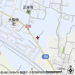 和歌山県岩出市金屋100-1周辺の地図