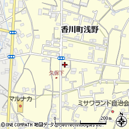 香川県高松市香川町浅野526周辺の地図